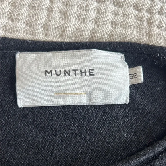 Black Ruffled Long Sleeve Top - Picture 2 of 3